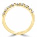 0.72ct Ladies Round Cut Diamond Wedding Band in 14 kt Yellow Gold